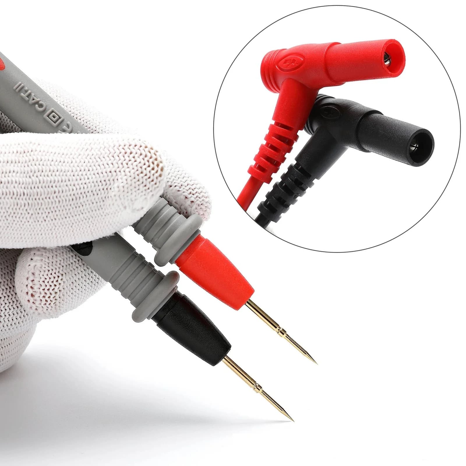 1000V 10A Digital Multimeter Test Leads – Red & Black Probes — photo 4
