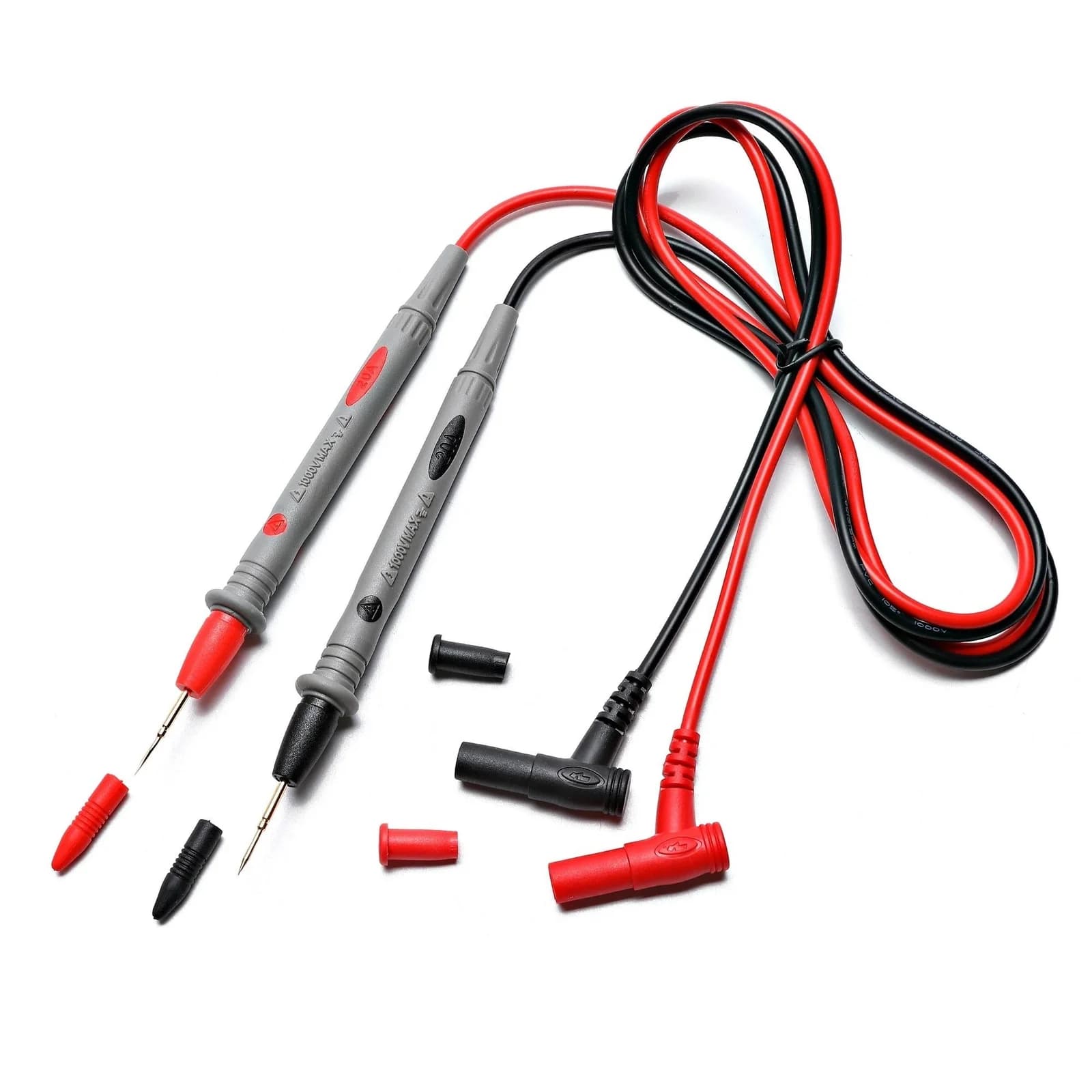 1000V 10A Digital Multimeter Test Leads – Red & Black Probes — photo 5